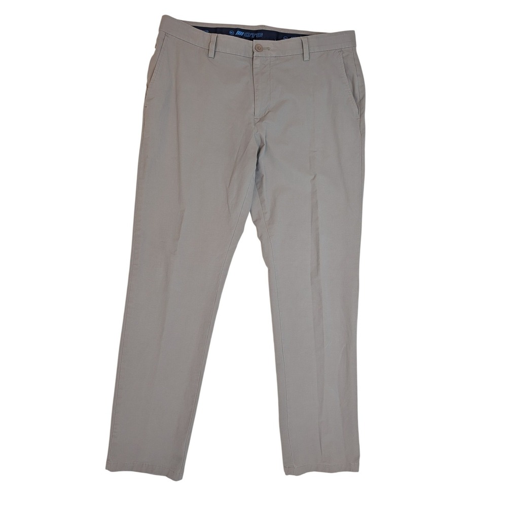 Vineyard Vines On-The-Go Pants Mens 36x31 Gray Stretch Chino Golf 5 Pocket